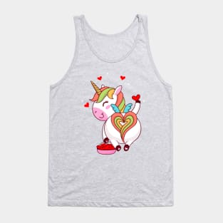 Unicorn Heart Tank Top